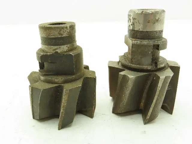 120-6212 Radial Drive Counterbore Reamer Drill  6-Flute 2-1/8" Cut Dia  LOT OF 2