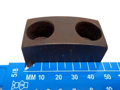 New | in-Stock Generic Stop Block 2 Hole 18 to 12 Metric 45x25mm Work Stops Michigan US | Maverick Industrial Sales #1401055
