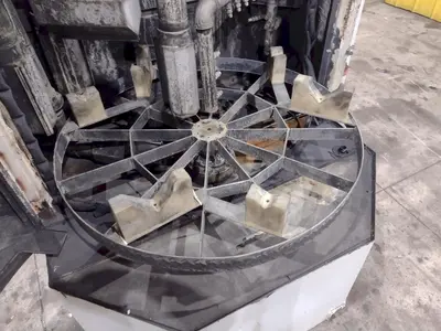 40" X 40" BETTER ENGINEERING MODEL #F4000-LXP ROTARY TABLE PARTS WASHER: YOBRO #24041