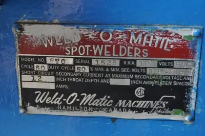 USED WELD-O-MATIC FTC