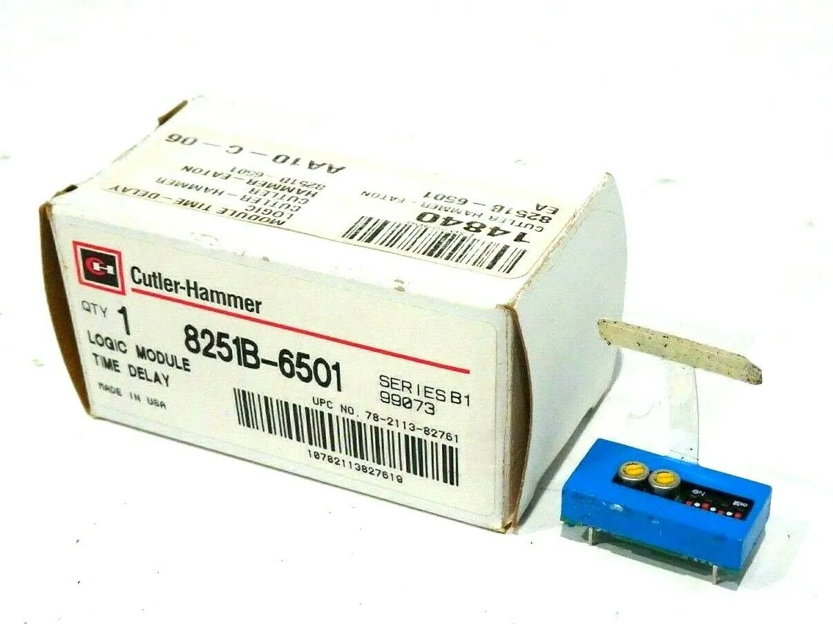NEW CUTLER HAMMER 8251B-6501 TIME DELAY LOGIC MODULE SER.B1 8251B6501