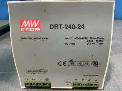Used MEAN WELL DRT24024 DIN Rail Power Supplies Ohio US | HGR 24 #1335569
