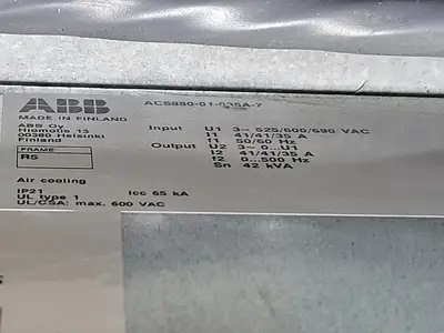 Used ABB ACS880-01-035A-7 Switchgears British Columbia CA | Lenmark #239968