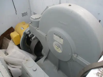 3500 Lb. Westinghouse / Reuland, geared overhead elevator traction machine
