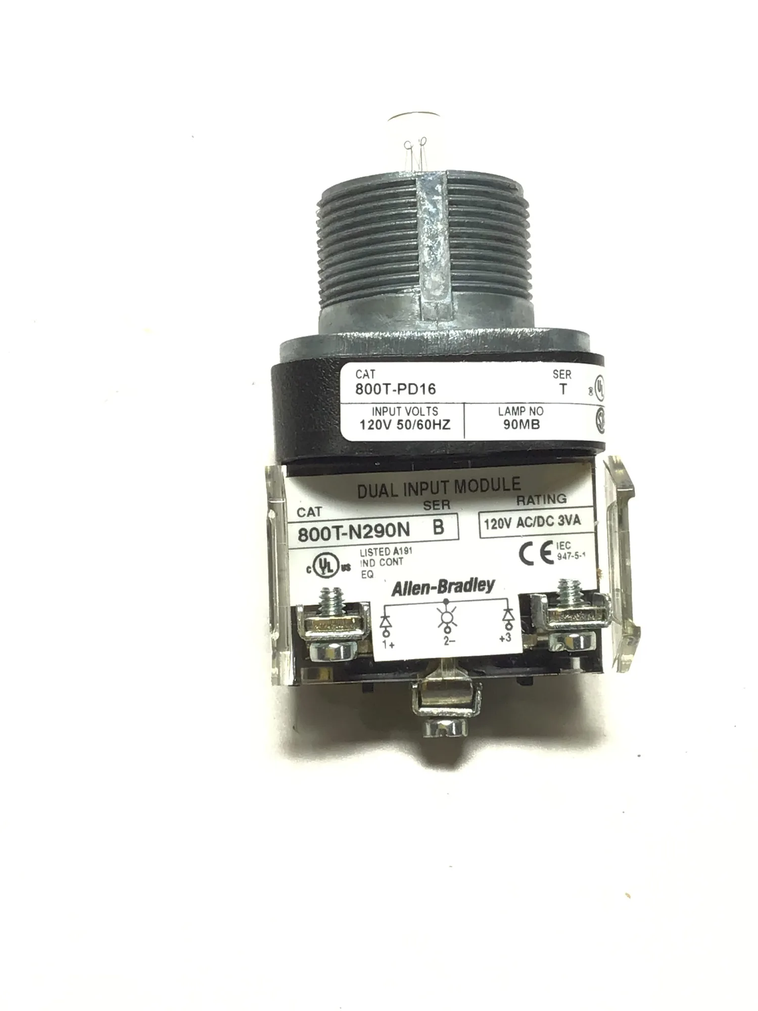Allen-Bradley 800T-PD16/800T-N290N Pilot Light
