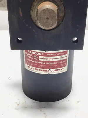 Hills McCANNA Ramcon R260C Pneumatic Valve Actuator 125 PSI