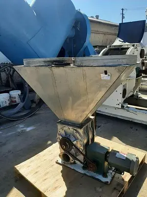 Valve, Rotary, Airlock, 12" x 12", C/st, 2 HP #S744827
