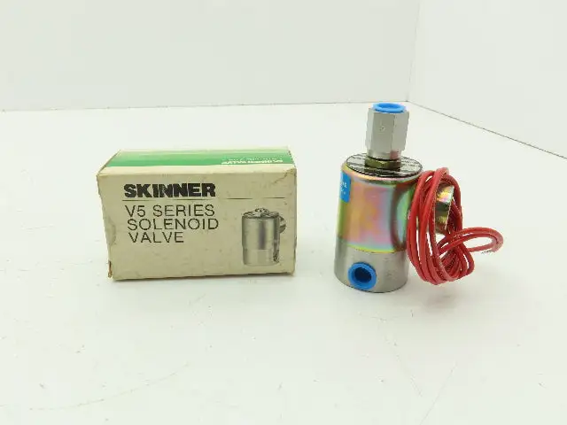 Honeywell Skinner V5D34390 Solenoid Valve 3-Way NC 120V 400 PSI 1/4" NPT
