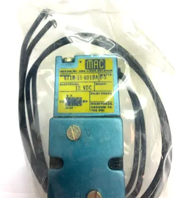 New | in-Stock Mac 611B-11-601BA Solenoid Valves Michigan US | Maverick Industrial Sales #1456771
