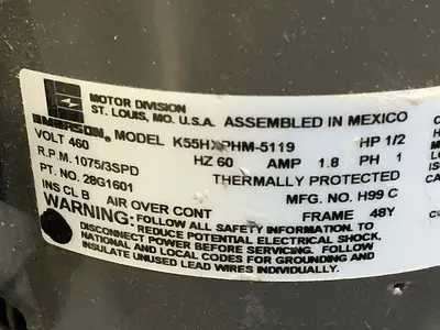 Used EMERSON K55HXPHM5119 Motors (misc) Ohio US | HGR 24 #1556714