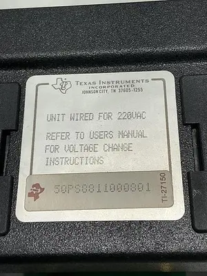 USED TEXAS INSTRUMENTS 500-2151A