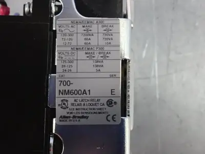 USED ALLENBRADLEY 700NM600A1