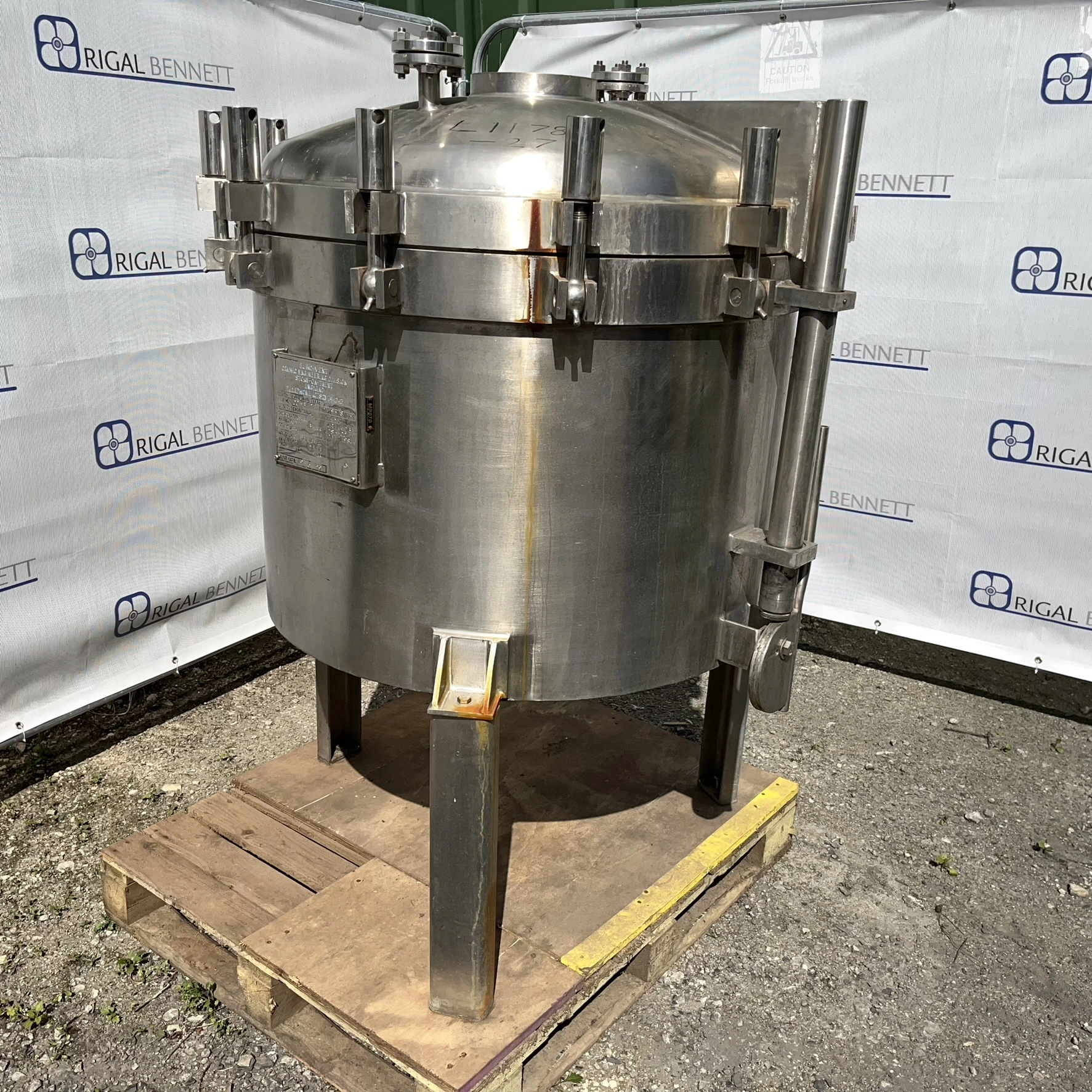 Euro-Vent S/S 650L Pressure Vessel