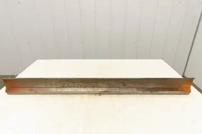 Press Brake Gooseneck Punch Die 42-3/8" Long 90° V 1/4" Finger 3-3/4" H