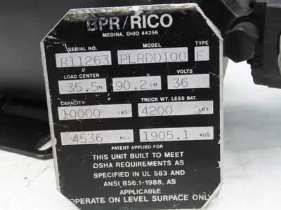 Ohio Electric Motors D-562292X8757 Hydraulic Pump & Motor 36VDC Off PLR-DD-100