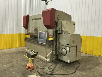 320 TON X 10' ACCURPRESS MODEL #732010 ADVANTAGE HYDRAULIC PRESS BRAKE, W/ ETS 3000 CONTROLS, NEW 2010: YOBRO #24910