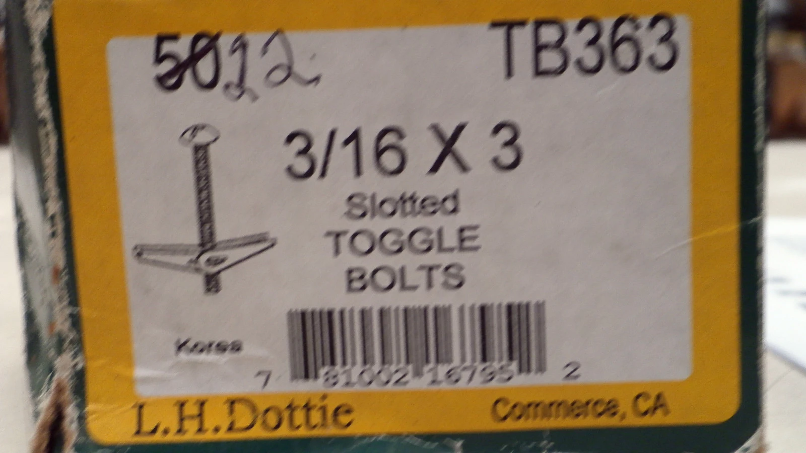 NEW L.H. Dottie CO. TB363