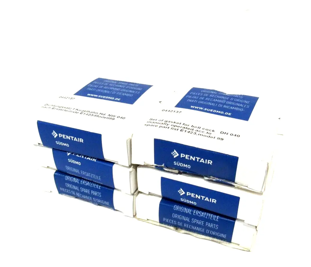 LOT OF 6 NEW PENTAIR 0442137 GASKET SET