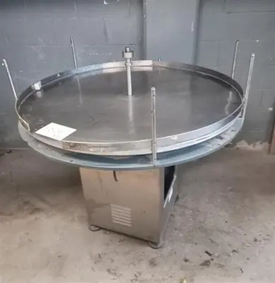Stainless steel 46” accumulating table