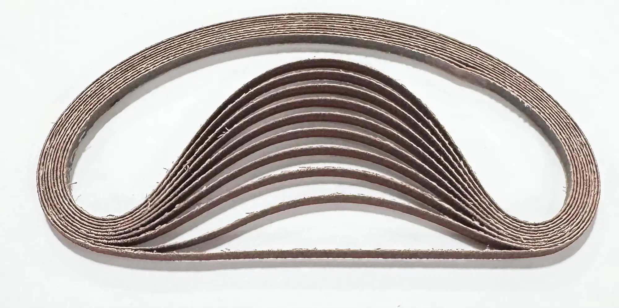 Carbo Gold 1/4" x 18" Sanding Belt 80 Grit Aluminum Oxide Resin Cloth 10 Pack