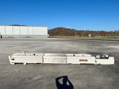 USED INFEED CONVEYOR 21 FEET LONG