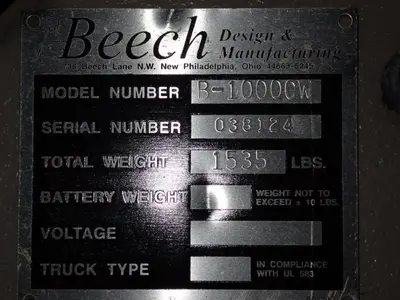 USED BEECH R1000CW