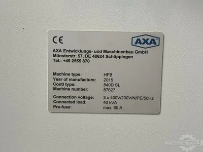 USED 2015 AXA HFB 600