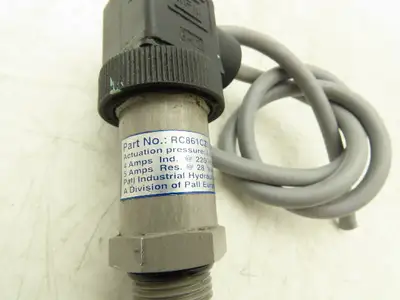 Pall RC861CZ097HYM Hydraulic Filter Pressure Sensor Switch 6.9bar