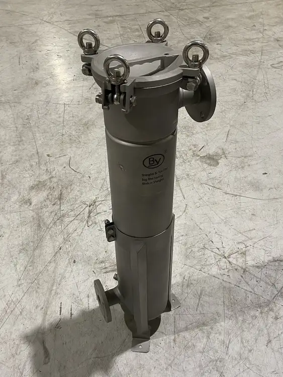 Used SHANGHAI BI-YUN SINGLE BAG FILTER HOUSING 10 MICRON Filters | Maverick Industrial Sales #1100223