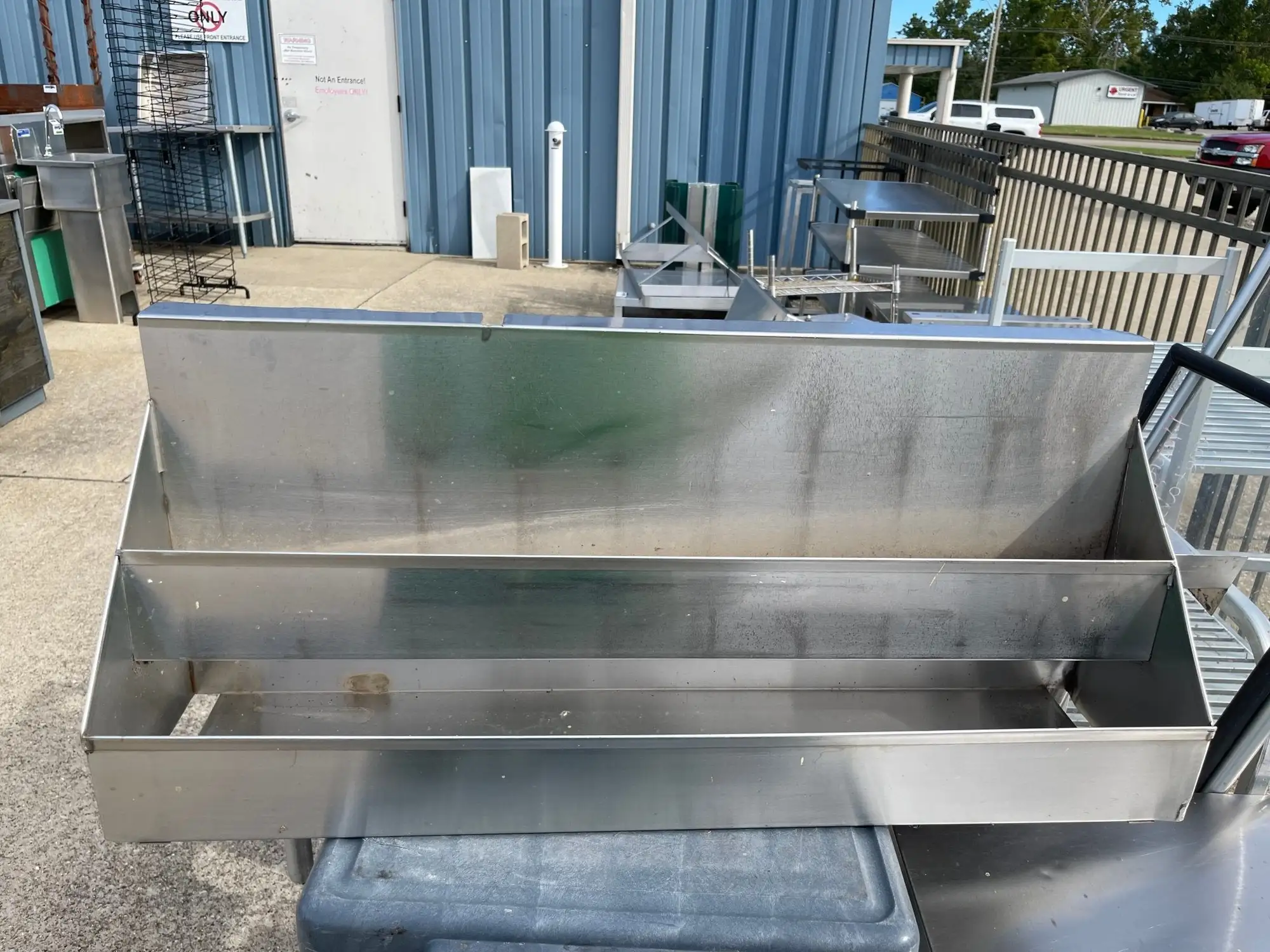 Used Falcon Restaurant Supply Used 35.75" Stainless Steel Bar Speed Rail Rack - SS260 Underbar Equipment Illinois US | Falcon Restaurant Supply #1375885