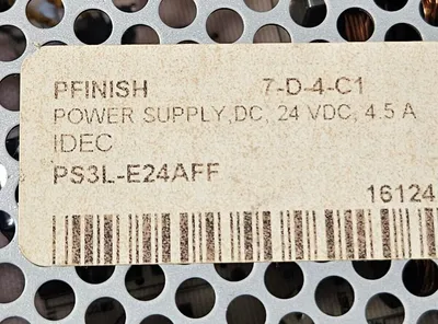 IDEC PS3L-E24AFF Power Supply. 4E-21