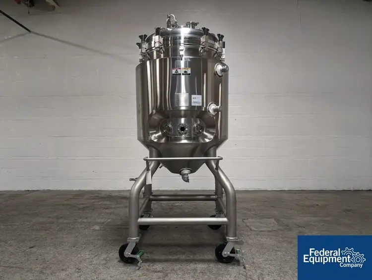 Used A&M Process 500 Liter A&B Process Receiver Tank, 316 S/S, 44/150# Stainless Steel Tanks Ohio US | Federal Equipment Company #127380