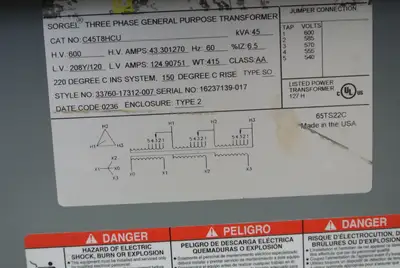 USED SQUARE D C45T8HCU