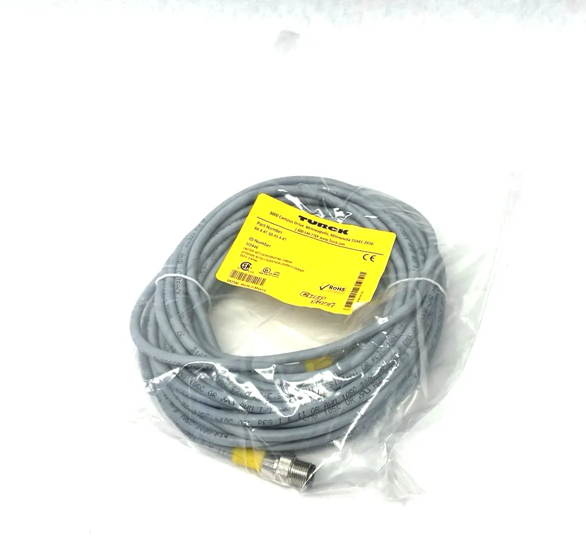 NEW TURCK EUROFAST SENSOR/ACTUATOR EXTENSION CABLE U2446