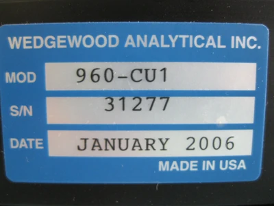 USED Wedgewood Technology ECAL-H-NN