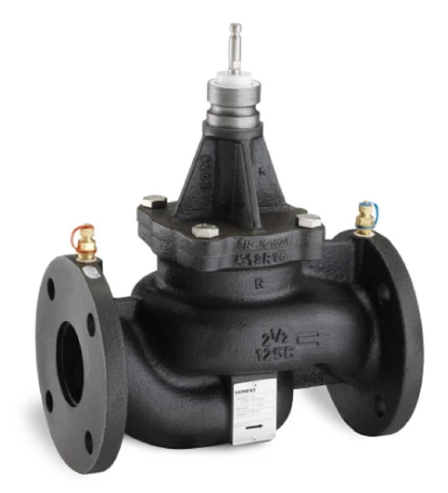 Siemens 599-07327 2-Way 4" Pressure Independent Control Valve, 395 GPM, Iron [New]
