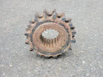 Roller Chain Sprocket HD120B16T20SPLINE, Double, 16 Teeth, Splined