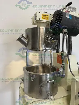 USED CHARLES ROSS LDM-4 DOUBLE PLANETARY JACKETED MIXER 4 GALLON W/  1.5 HP MOTOR