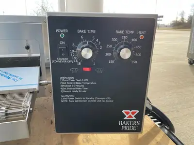 New | in-Stock Bakers Pride NEW 2018 Bakers Pride ICO-1848 Single 18" Belt Electric Conveyer Oven 208V - JS Conveyor Ovens Illinois US | Falcon Restaurant Supply #1376355