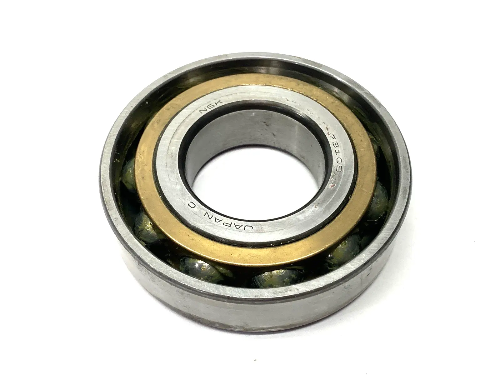 USED NSK ANGULAR CONTACT BALL BEARING 50MM BORE 110MM O.D. 27MM WIDTH