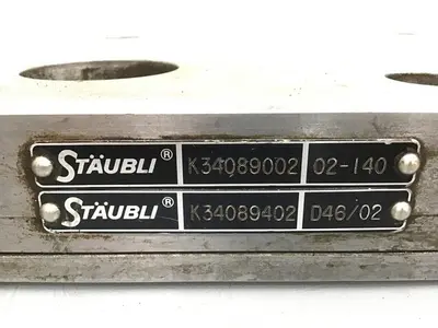Used STAUBLI K34089002 K34089302 Injection Molding Parts | Ideal Machinery #663284