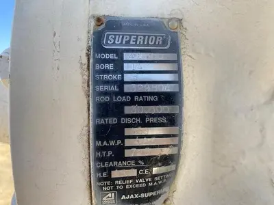 USED WHITE SUPERIOR RAM-54