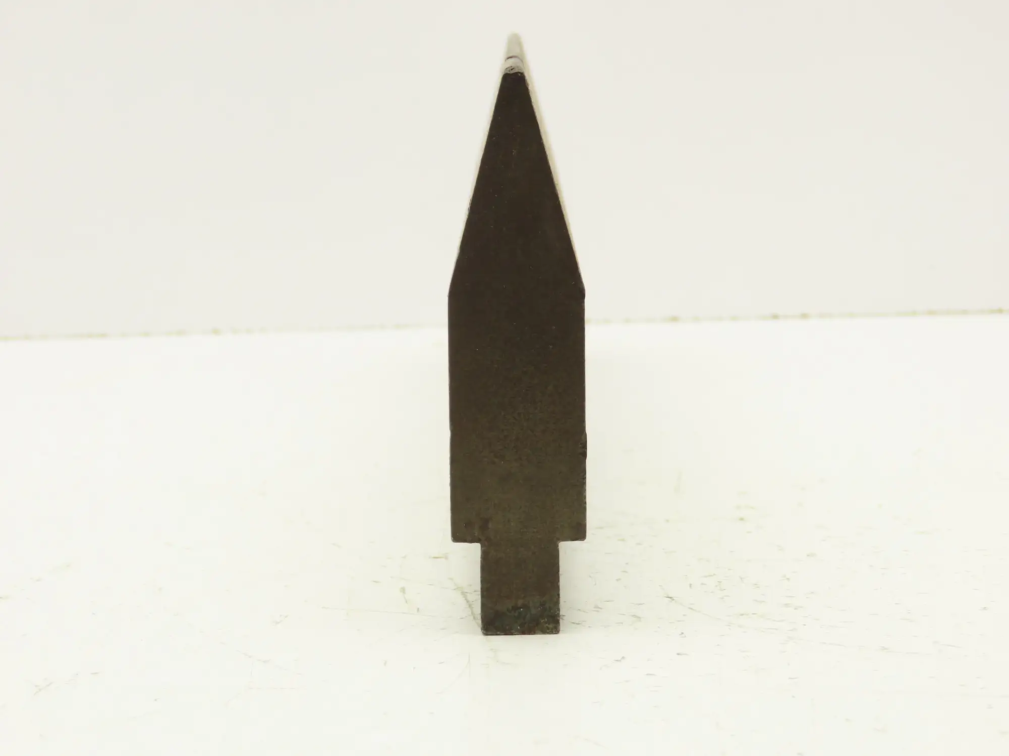 Press Brake Punch Die 18" Long 30° V 1-1/16" W 3-3/4" H 5/8" Tang
