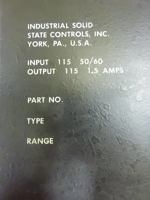 USED ISSC 1013U-1-H-3-C