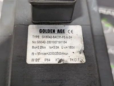 Golden Age GK6042-6AC31-FE-bZ4 Servo Motor Used