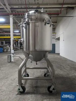 USED A&M Process 500 Liter A&B Process Receiver Tank, 316 S/S, 44/150#