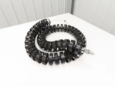 Kabelschlepp R085 10.175 Energy Chain Cable Carrier Round POM 85mm OD 74" Length