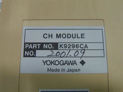 Yokogawa K9296CA 20 Channel Module Used