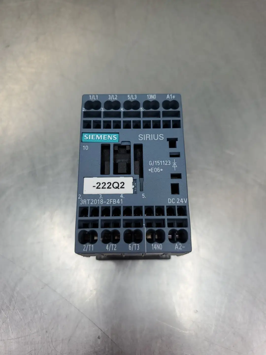 Siemens Sirius 3RT2017-2FB41 Power Contactor, 24VDC. 4C-44