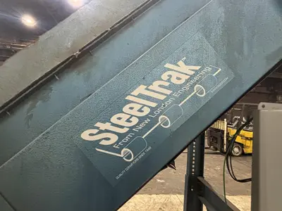 STEELTRAK (NEW LONDON) MOTORIZED INCLINED PARTS CONVEYOR: STOCK #22777